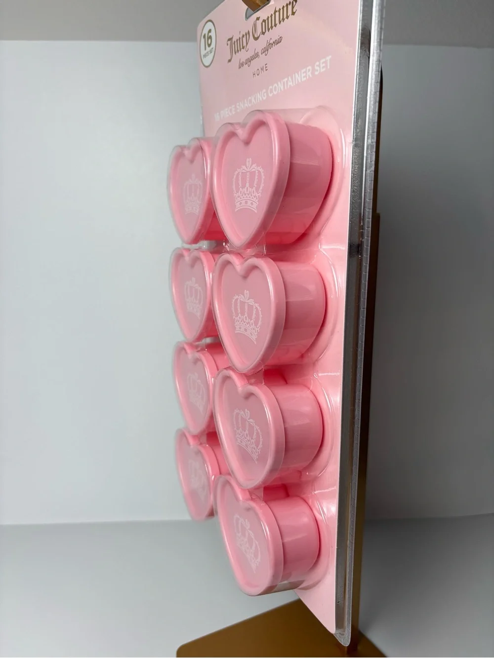 💗 Juicy Couture Home Pink Heart Snacking Container Set 💗
